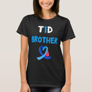 T1D Warrior Brother Diabetes Aufklärung Squad Supp T-Shirt