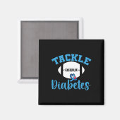 T1D Warrior Diabetes Awareness Handle Diabetes 2 Magnet (Vorderseite/Rückseite)