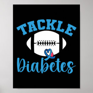 T1D Warrior Diabetes Awareness Handle Diabetes 2 Poster