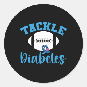 T1d Warrior Diabetes Awareness Handle Diabetes 2 Runder Aufkleber