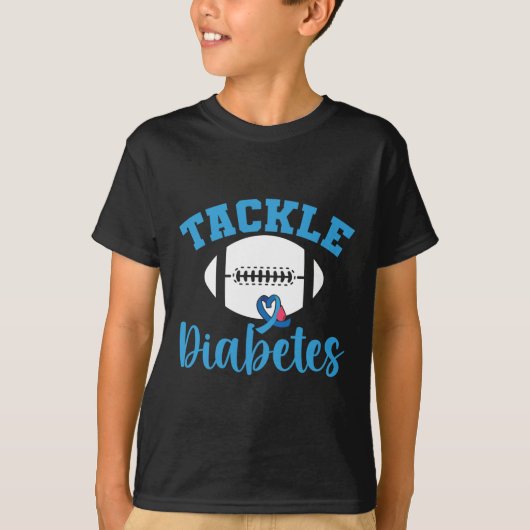 T1D Warrior Diabetes Awareness Handle Diabetes 2 T-Shirt (Vorderseite)