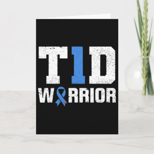 T1d Warrior Diabetes Warrior Diabetes Bewusstsein Karte