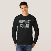 T1D Warrior Support Squad Typ-1-Diabetes-Bewusstse T-Shirt (Vorne ganz)