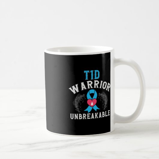 T1D Warrior Unbreakable Diabetes Awareness Montag  Kaffeetasse (Rechts)