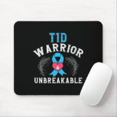 T1d Warrior Unbreakable Diabetes Awareness Montag Mousepad (Mit Mouse)