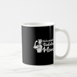 T1D Warrior unzerbrechliche Diabetes Mama Diabetes Kaffeetasse