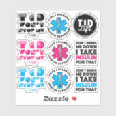 T1dLife Pod Stickers Aufkleber (Blatt)