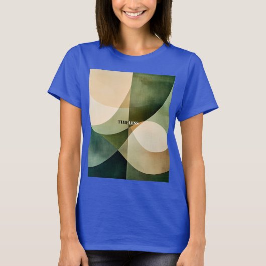 T1MELESS Minimalist Abstract Painting. T-Shirt (Vorderseite)