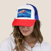 T1MELESS Snow Mountain Nightcap Bold design Truckerkappe (Beispiel)
