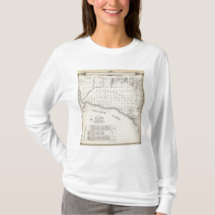 T2021S R2021E Tulare County Abschnitt-Karte T-Shirt