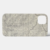 T2021S R3031E Tulare County Sektion Map Case-Mate iPhone Hülle (Rückseite (Horizontal))