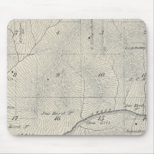 T20S R28E Tulare Landkreis Karte Mousepad