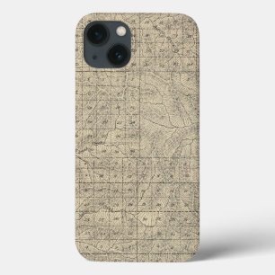 T2124S R3235E Tulare County Abschnitt-Karte Case-Mate iPhone Hülle
