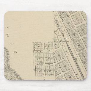 T2124S R3637E Tulare Landkreis Karte Mousepad