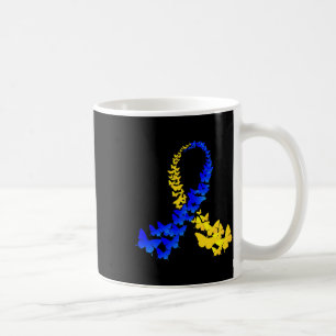 T21 Butterfly World Down Syndrome Day Frauen Kinde Kaffeetasse