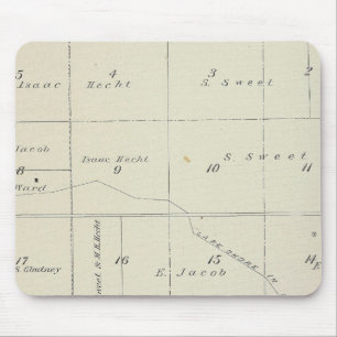 T21S R22E Tulare Landkreis Karte Mousepad