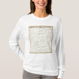 T21S R23E Tulare County Abschnitt-Karte T-Shirt