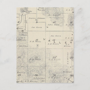 T21S R28E Tulare Landkreis Karte