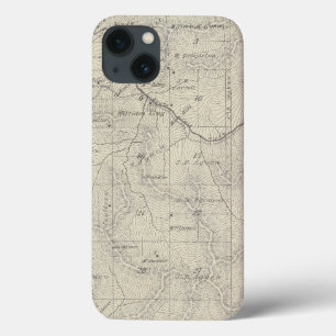 T22S R29E Tulare County Abschnitt-Karte Case-Mate iPhone Hülle