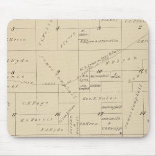 T23S R22E Tulare Landkreis Karte Mousepad