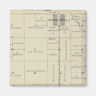 T23S R27E Tulare Landkreis Karte Magnet