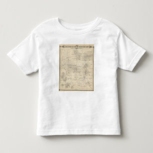 T23S R28E Tulare County Abschnitt-Karte Kleinkind T-shirt