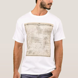 T23S R28E Tulare County Abschnitt-Karte T-Shirt