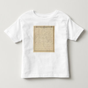 T24S R22E Tulare County Abschnitt-Karte Kleinkind T-shirt