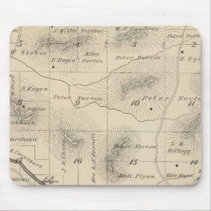 T24S R28E Tulare Landkreis Karte Mousepad