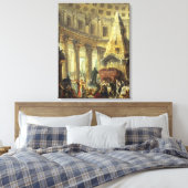 T28516 Alexander der Große besucht das Grab von Ac Leinwanddruck (Insitu (Schlafzimmer))