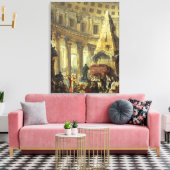 T28516 Alexander der Große besucht das Grab von Ac Leinwanddruck (Insitu (Wohnzimmer))