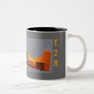 T28 gelbes POC, T28, T28 Zweifarbige Tasse