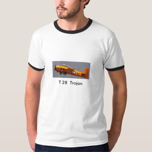 T28 gelbes POC, Trojan T 28 T-Shirt (Vorderseite)