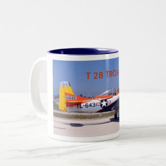 T28, TROJAN T 28 ZWEIFARBIGE TASSE (Vorderseite Links)