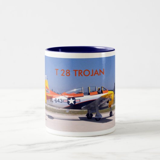 T28, TROJAN T 28 ZWEIFARBIGE TASSE (Mittel)