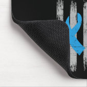 T2d Warrier Awareness American Flag Diabetic Diabe Mousepad (Ecke)