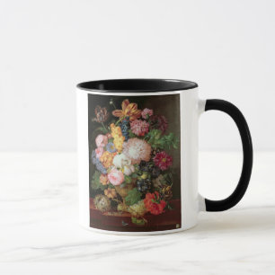 T30763 A noch Leben der Blumen und der Frucht Tasse