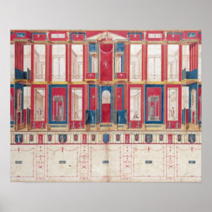 T31456 Study of a Roman Fresco, 1775 Poster