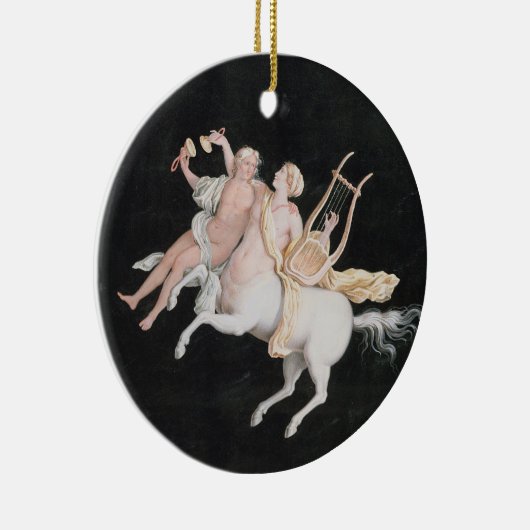 T31466 ein weiblicher Zentaur und ein Begleiter, Keramikornament (Rechts)