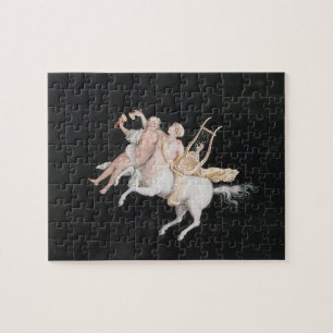 T31466 ein weiblicher Zentaur und ein Begleiter, Puzzle