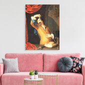 T31553 A Cavalier Standing at a Window Examing a Leinwanddruck (Insitu (Wohnzimmer))