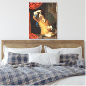 T31553 A Cavalier Standing at a Window Examing a Leinwanddruck (Insitu (Schlafzimmer))