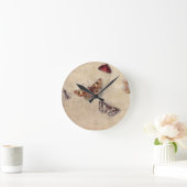 T31566 eine Studie der verschiedenen Insekten, der Runde Wanduhr (Zuhause)