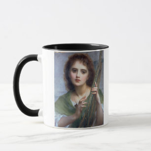 T31601 eine Dame mit Lyre (Platte) Tasse