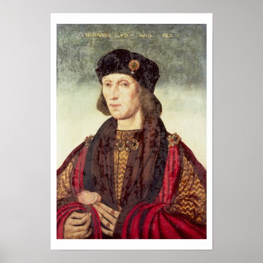 T31778 Portrait of Henry VII (1457-1509) Poster (Vorne)