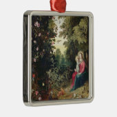 T32789 Madonna und das Kind in einer Landschaft Ornament Aus Metall (Rechts)