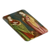 T32982 St. Margaret of Antioch and St. Faith, c.15 Magnet (Rechte Seite)