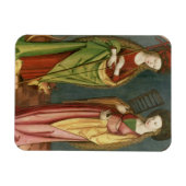 T32982 St. Margaret of Antioch and St. Faith, c.15 Magnet (Horizontal)