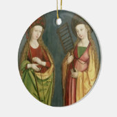 T32982 St Margaret von Antioch und von Keramik Ornament (Links)