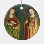 T32982 St Margaret von Antioch und von Keramik Ornament (Hinten)